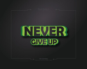 Modern editable text effect vibrant modern color shiny. Text style effect. Editable fonts vector files.