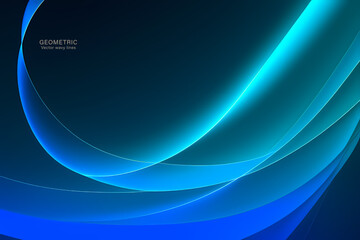 Minimal Abstarct Dynamic textured background design in 3D style with dark blue color. Vector illustration.