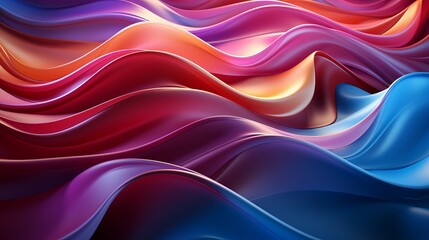 Fototapeta premium An abstract background with colorful waves