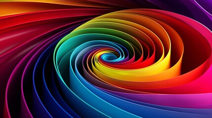 Abstract multicolor advanced winding backdrop outline