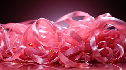 Pink ribbon concept, National cancer survivor day