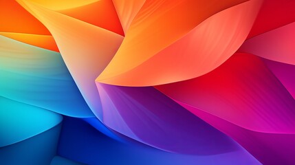 Abstract background with dynamic multicolored shapes and designs