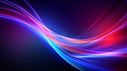 Naklejka premium Abstract colorful neon filaments foundation