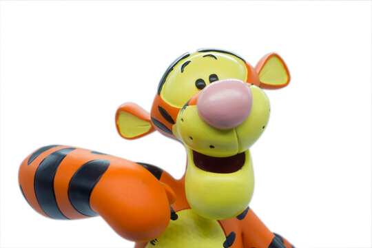 Studio image of Tigger on a white isolated background