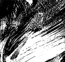 Vector brush sroke texture. Distressed uneven grunge background. Abstract distressed vector illustration. Overlay over any design to create interesting effect and depth. Black isolated on white. EPS10