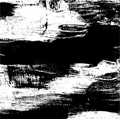 Vector brush sroke texture. Distressed uneven grunge background. Abstract distressed vector illustration. Overlay over any design to create interesting effect and depth. Black isolated on white. EPS10