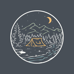 outdoor lineart design