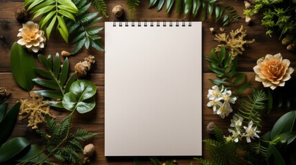 A blank notepad ready for copying with space alongsi
