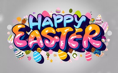 Happy Easter Wallpaper, Illustration, Background
