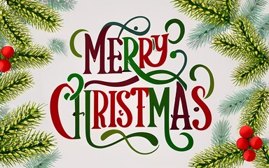 Merry Christmas Wallpaper, Illustration, Background