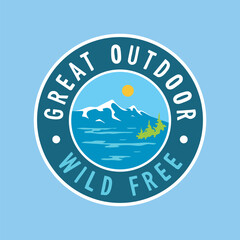 Great outdoor vector design