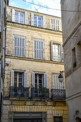 Fototapeta premium Old empty streets of ancient town 