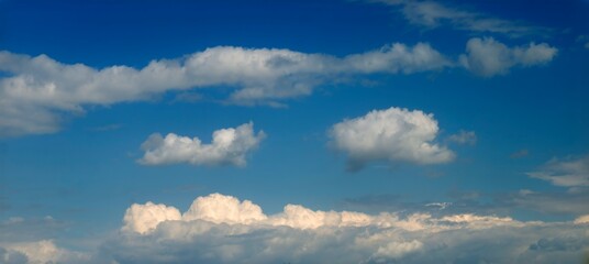 White clouds background