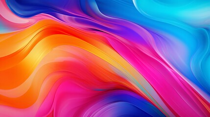 Colorful theoretical dynamic liquid background surface - obrazy, fototapety, plakaty
