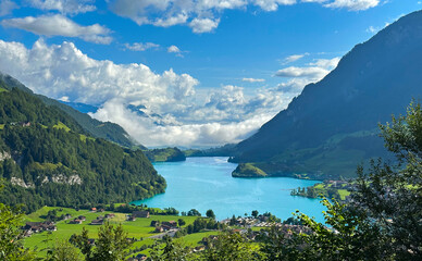 Beautiful Interlaken in summer