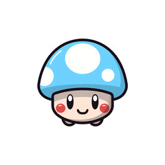 Obraz premium ai generated, layered, no background, baby mushroom, baby shower, invitation and other projects, png file