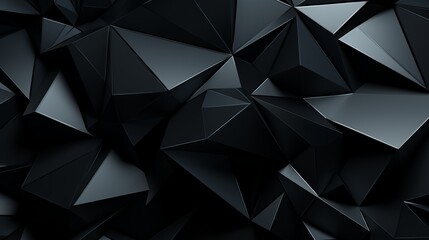 Bunch of dark geometric shapes unique background - obrazy, fototapety, plakaty