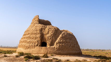 The Great Icehouse from 7th century in Merv, an ancient city on the Silk Road close to current Mary, Turkmenistan. Merv was the capital city of many empires and at its hayday the largest in the world.