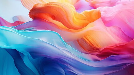 Obraz premium Super shinning dynamic colors loseup of the portray luxury background