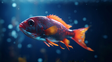 goldfish in aquarium