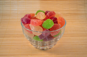 jelly sweets. colorful candies.