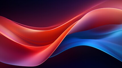 Dynamic color wave abstract background