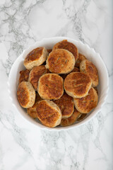 fresh homemade scone with cheese