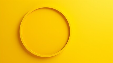 Yellow purge frame on colorful background
