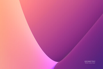 Minimal Abstarct Dynamic textured background design in 3D style with purple color. Vector illustration.