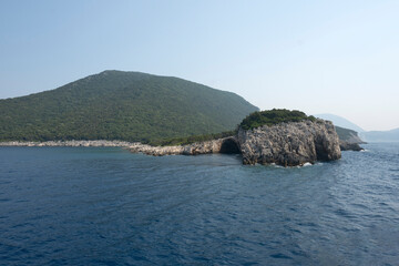 Fototapeta premium Amazing Seascape of Ionian sea, Greece