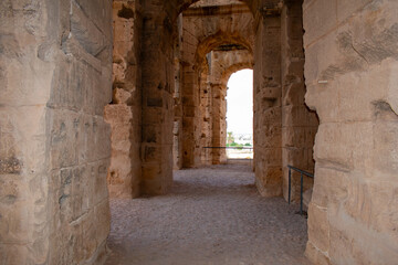 The Amphitheatre of El Jem modern-day city of El Djem, Tunisia, formerly Thysdrus 