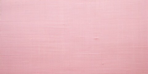Pink canvas burlap fabric texture background for arts painting in light sweet pale old rose pastel color - obrazy, fototapety, plakaty