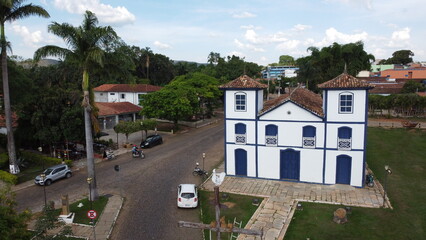 Igreja católica na cidade de Pirenópolis, Goiás, Brasil.