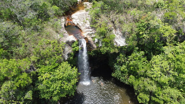 Cachoeira do Abade em Piren&oacute;poilis , Goi&aacute;s, Brasil.