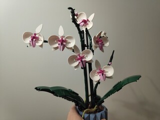 Lego orchide flower