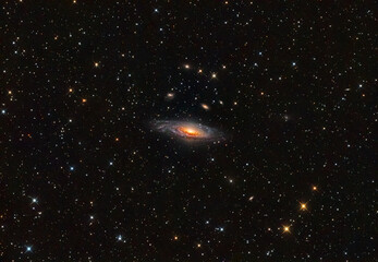 NGC 7331 galaxy in the Andromeda constellation, taken with my telescope.