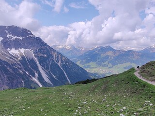 landscape in the mountains Fellhorn Oberstdorf