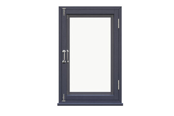 windows in the interior isolated on transparent background, 3D illustration, cg render