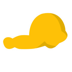 Golden cloud vector 