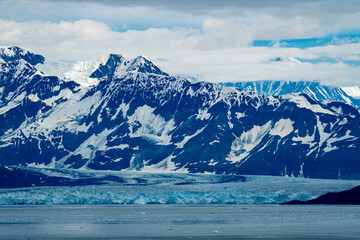 Hubbard Glacier in Alaska as seen from the sea