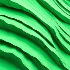 Onde Sospese: Sfondo Verde con una Texture Fluttuante