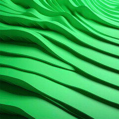 Onde Verdi: Movimento Fluido in un Sfondo di Texture