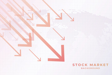 Candle stick graph chart of stock market on white background. Vector illustration
