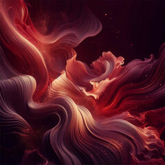 Sfondo Dinamico e Moderno: Banner 4K in Rosso Reale con Effetto Luminoso