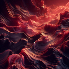 Arte Fluida e Romantica: Texture di Seta in Marrone con Effetto Luminoso 4K