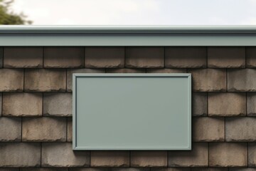 Gutter pipe background. New rooftop. Generate Ai