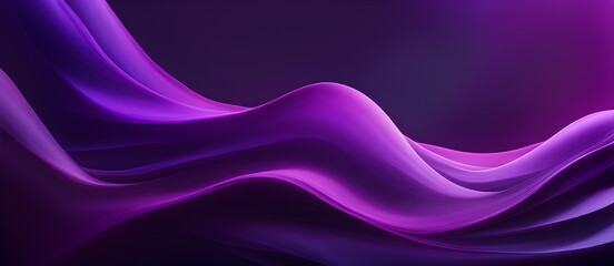 Fototapeta premium Purple Colored Waves Digital Wallpaper Background Banner Graphic Design Colorful Gift Card Template