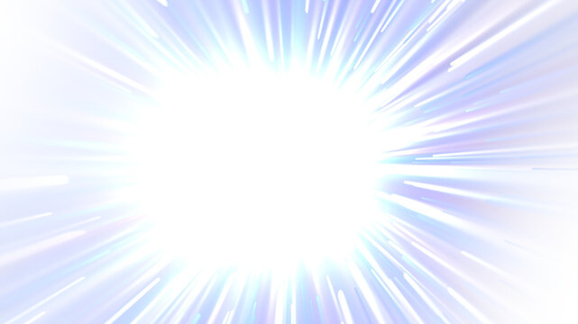 white blue glow light effect, speed motion light