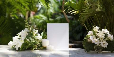 white glass on table