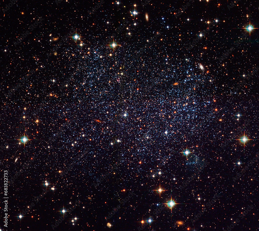 Wall mural sagittarius dwarf irregular galaxy.